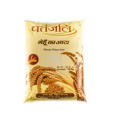 patanjali whole wheat chakki atta (with bran) 5 kg